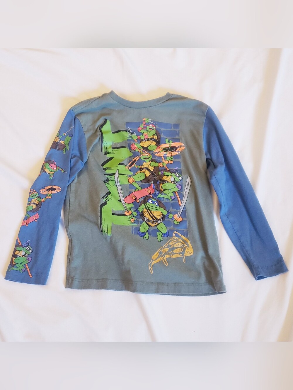 Boys XS TMNT Teenage Mutant Ninja Turtles Long Sleeve Shirt
